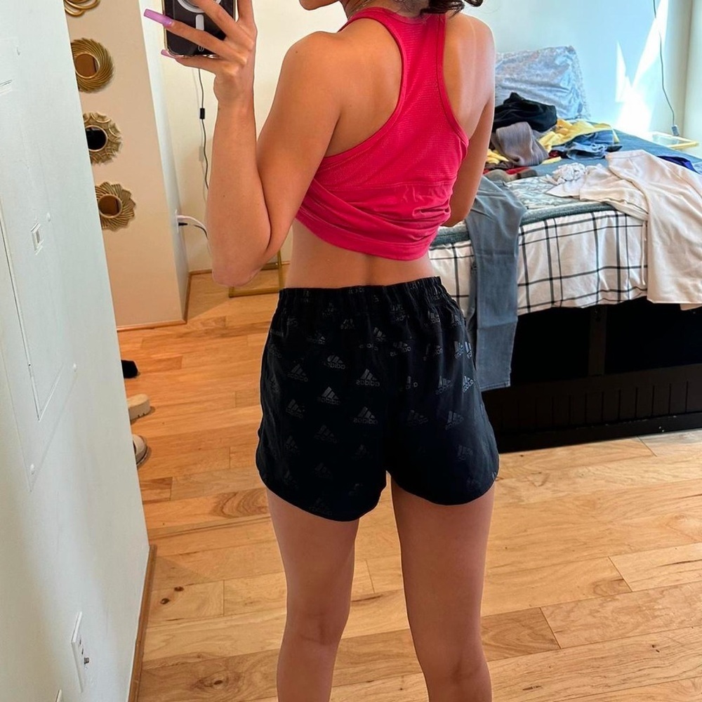 adidas Black Athletic Shorts - Picture 3 of 4